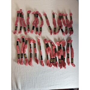 lot of 29 DMC 6-Strand Embroidery Cotton 8.7yd- pinks  - 14- 962 15- 899